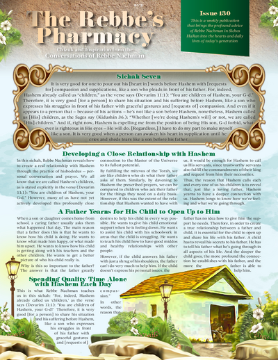 The Rebbe's Pharmacy — Parshas Vayigash