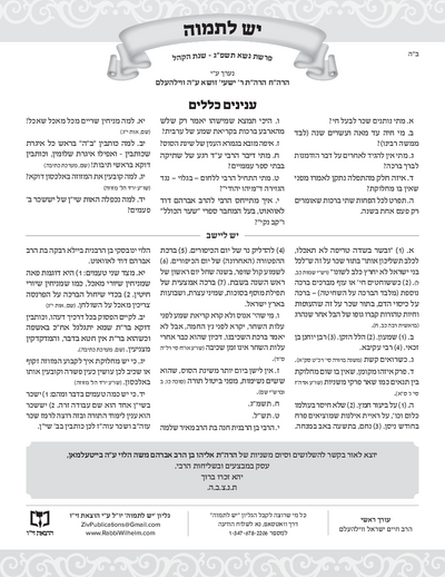 יש לתמוה — Parshas Naso