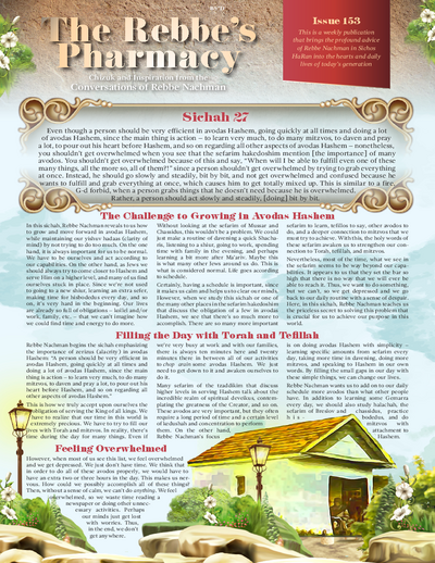The Rebbe's Pharmacy — Parshas Vayeira
