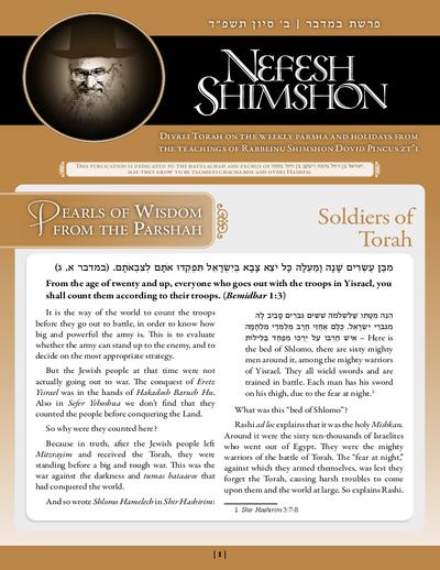 Nefesh Shimshon — Parshas Bamidbar
