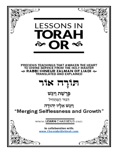 Lessons in Likutay Torah — Parshas Vayigash