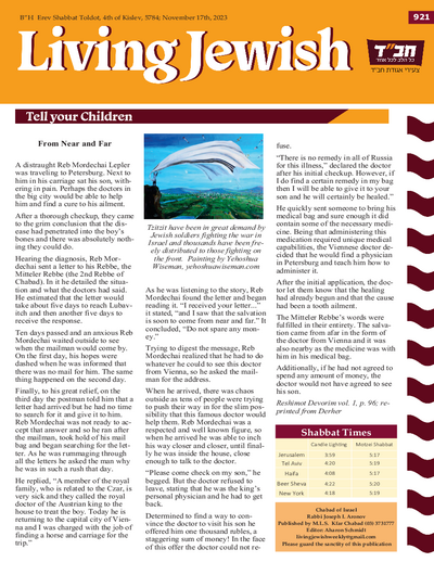 Living Jewish — Parshas Toldos