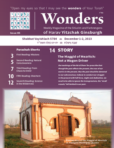 Wonders — Parshas Vayishlach
