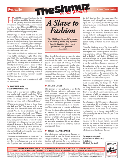 The Shmuz — Parshas Bo