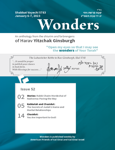Wonders — Parshas Vayechi