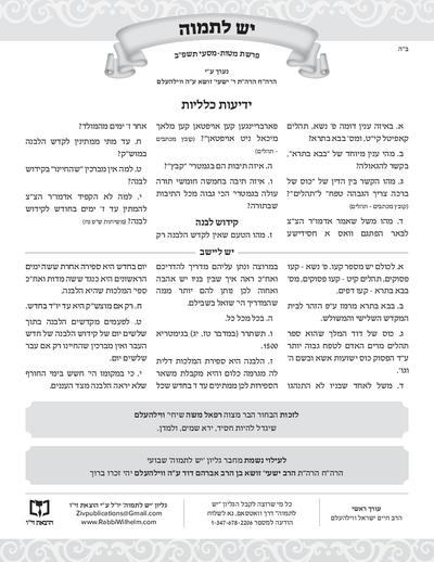 יש לתמוה — Parshas Matos-Massei