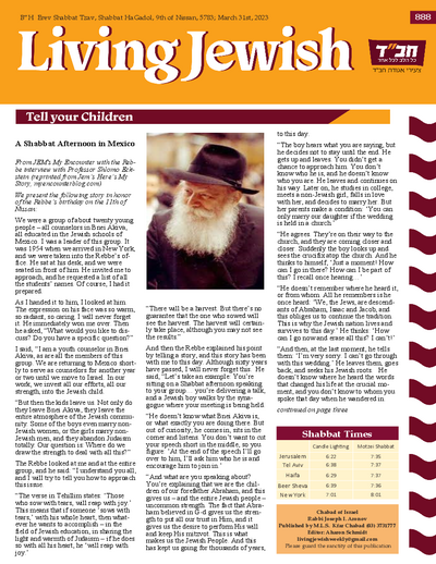 Living Jewish — Parshas Tsav