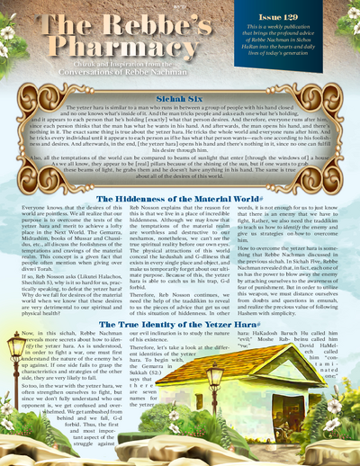 The Rebbe's Pharmacy — Parshas Mikeitz