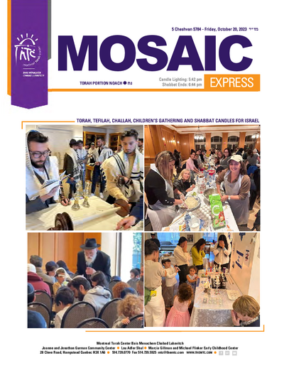 Mosaic Express — Parshas Noach