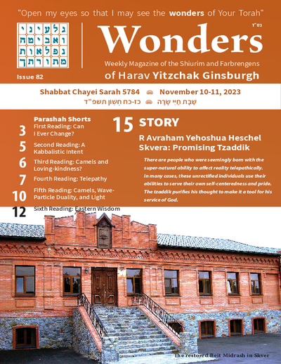 Wonders — Parshas Chayei Sarah