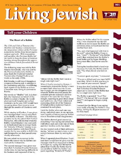 Living Jewish — Parshas Chukas-Balak