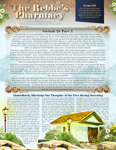 The Rebbe's Pharmacy — Parshas Lech-Lecha
