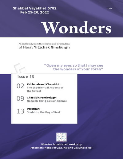 Wonders — Parshas Vayak'hel