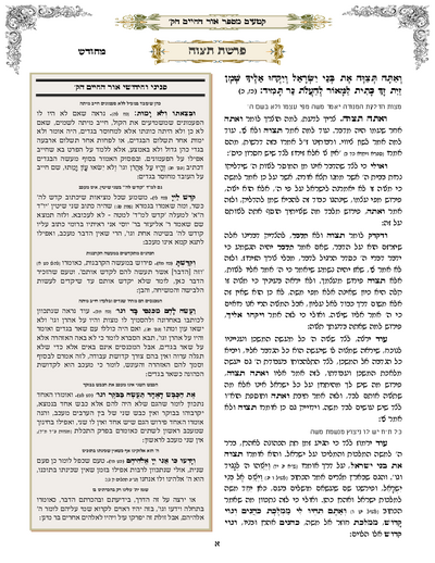 Ohr Hachaim Hakadosh — Parshas Tetzaveh