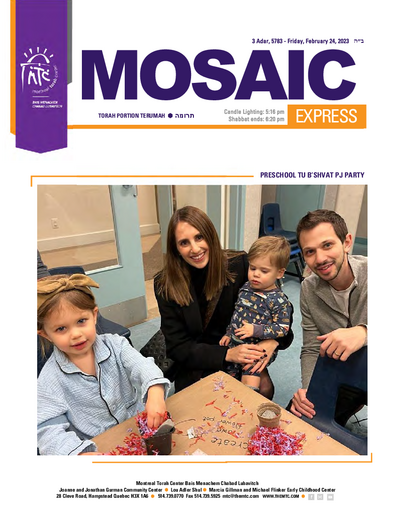 Mosaic Express — Parshas Terumah