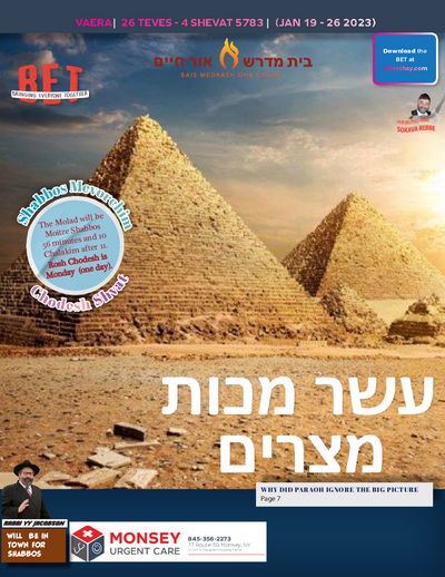 BET Journal — Parshas Va'eira