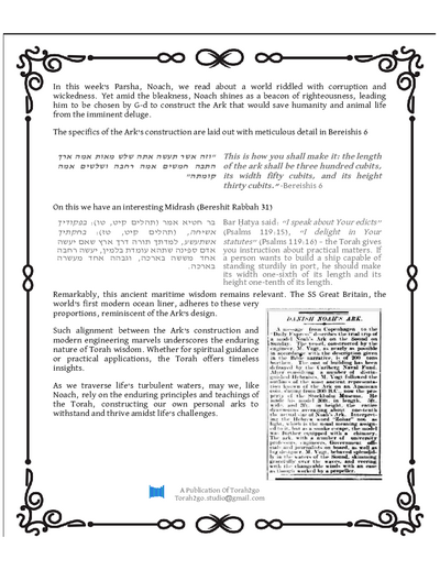 The Weekly Midrash — Parshas Noach