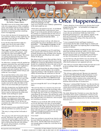 The Jewish Weekly — Parshas Lech-Lecha
