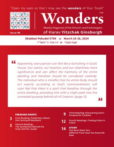 Wonders — Parshas Pekudei