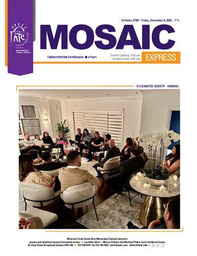 Mosaic Express — Parshas Vayishlach