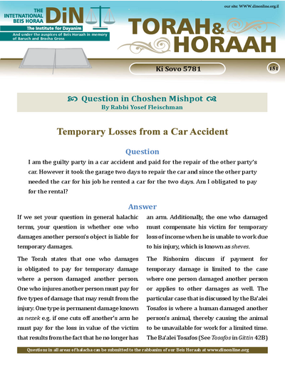 Torah & Horaah — Parshas Ki Savo