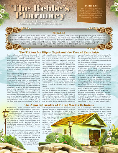 The Rebbe's Pharmacy — Parshas Beshalach
