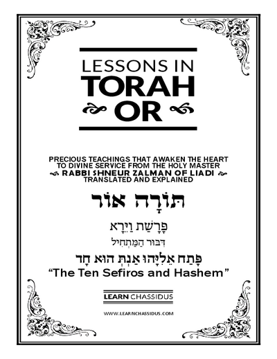 Lessons in Likutay Torah — Parshas Vayeira