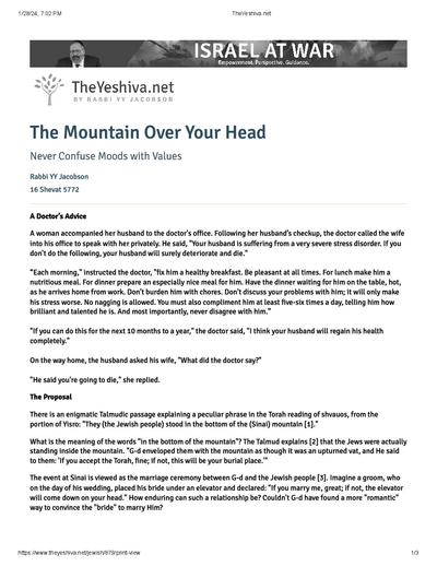 The Yeshiva.net — Parshas Yisro