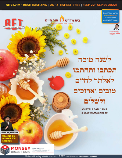 BET Journal — Parshas Nitzavim