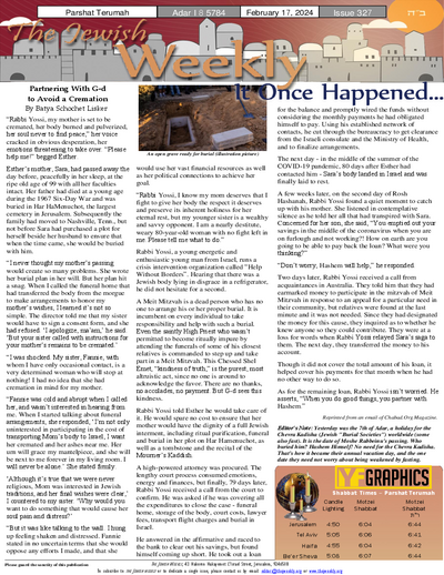 The Jewish Weekly — Parshas Terumah