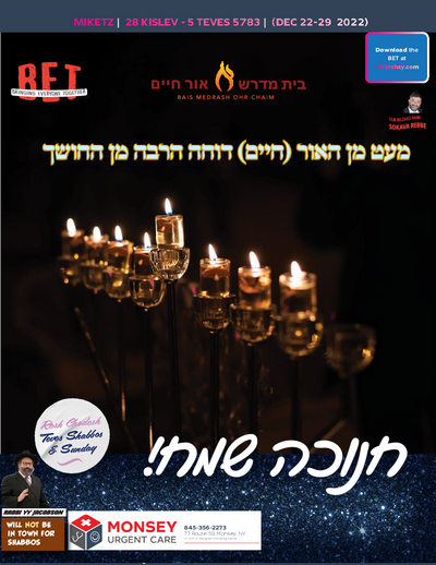 BET Journal — Parshas Mikeitz