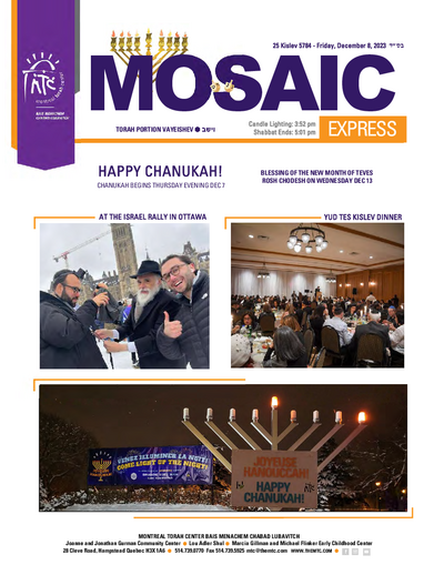 Mosaic Express — Parshas Vayeishev