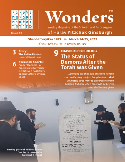 Wonders — Parshas Vayikra