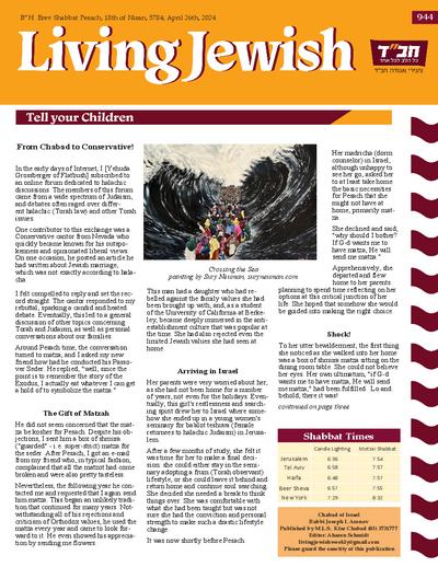 Living Jewish — Parshas Pesach