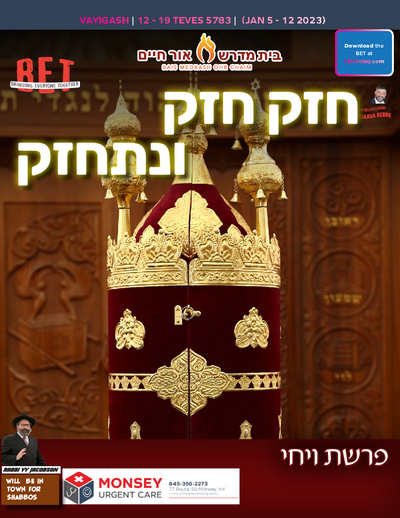 BET Journal — Parshas Vayechi