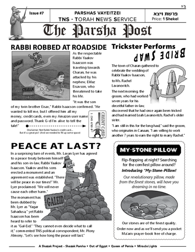 The Parsha Post — Parshas Vayeitzei