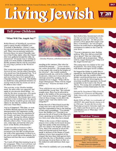 Living Jewish — Parshas Shlach