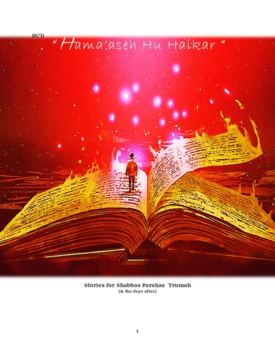 Hama'aseh Hu Haikar — Parshas Terumah