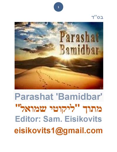 Parsha Plus — Parshas Bamidbar