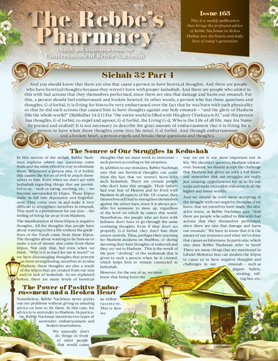 The Rebbe's Pharmacy — Parshas Yisro