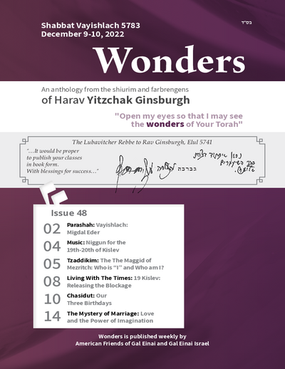 Wonders — Parshas Vayishlach