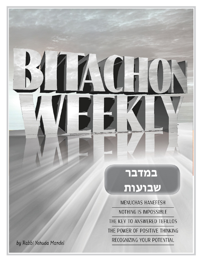 Bitachon Weekly — Parshas Bamidbar