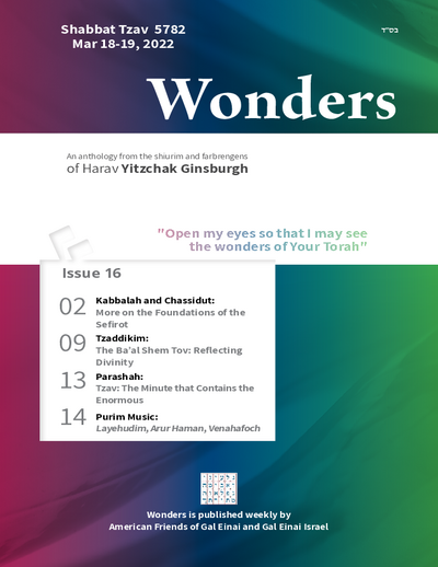 Wonders — Parshas Tsav