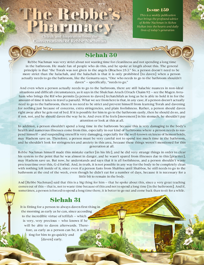 The Rebbe's Pharmacy — Parshas Vayechi