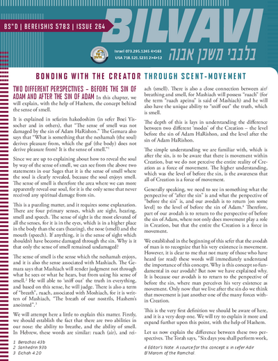 Bilvavi — Parshas Bereishis
