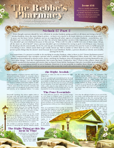 The Rebbe's Pharmacy — Parshas Chayei Sarah