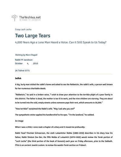 The Yeshiva.net — Parshas Lech-Lecha