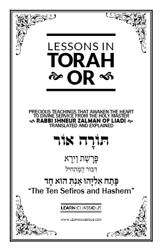 Lessons in Likutay Torah — Parshas Vayeira