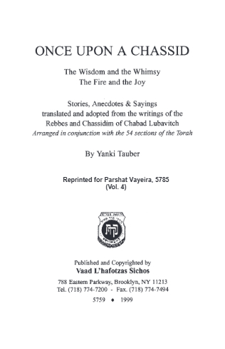 Once Upon a Chossid — Parshas Vayeira