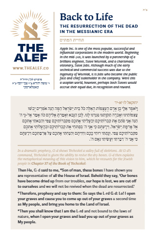 The Alef — Parshas Toldos
